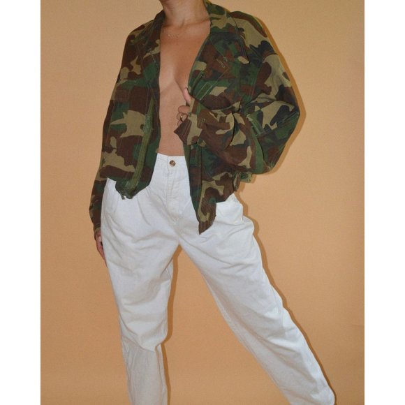 Nostalgic Camo Cropped Jacket - Picture 1 of 4